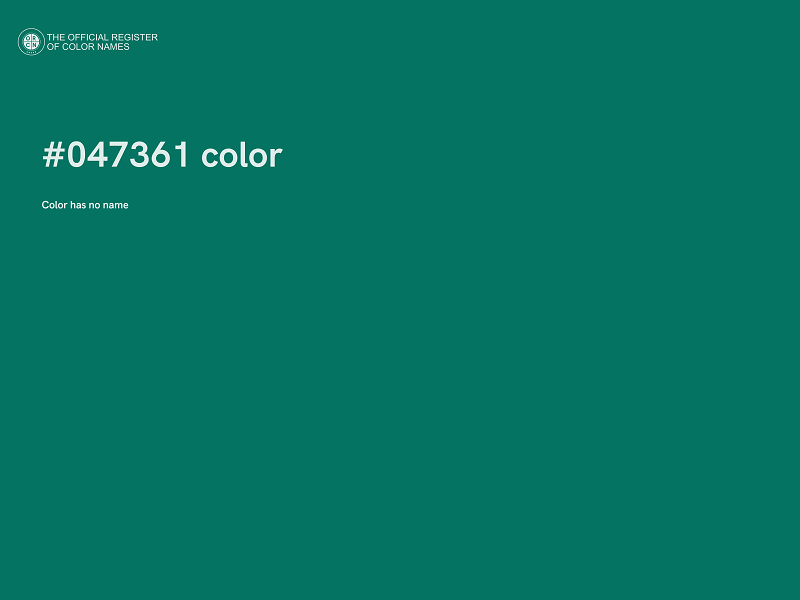 #047361 color image
