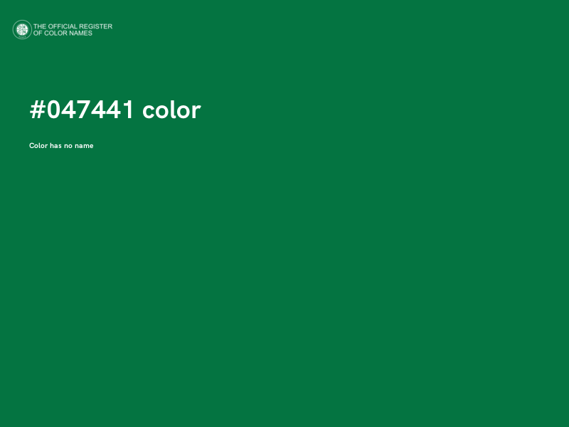 #047441 color image