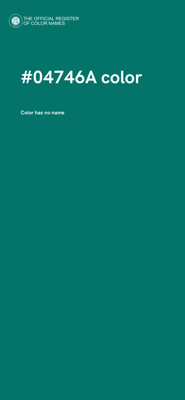 #04746A color image