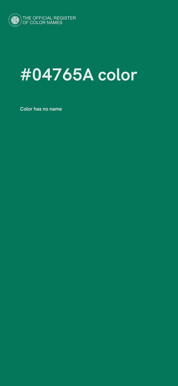 #04765A color image