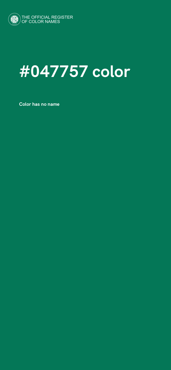 #047757 color image