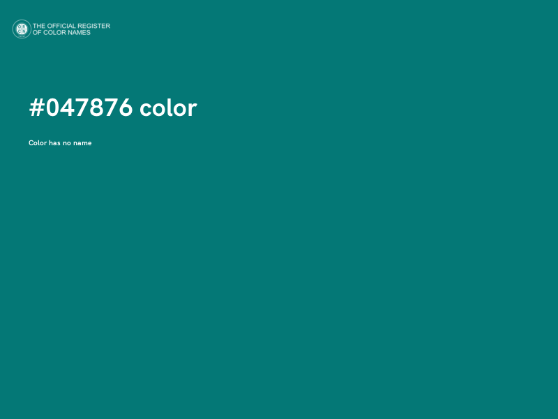 #047876 color image