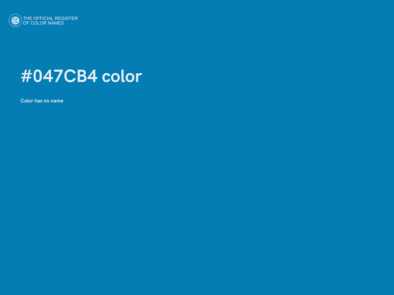 #047CB4 color image