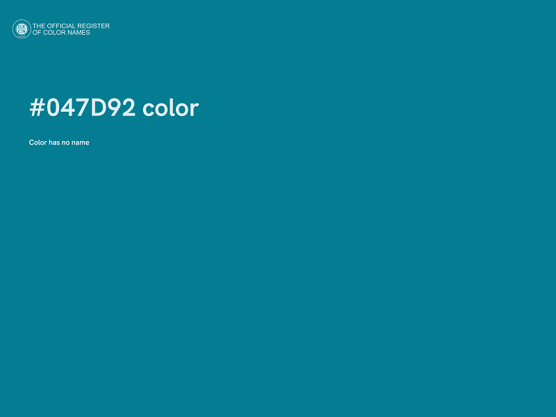 #047D92 color image