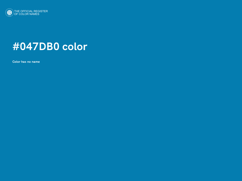 #047DB0 color image