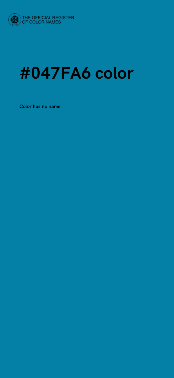 #047FA6 color image
