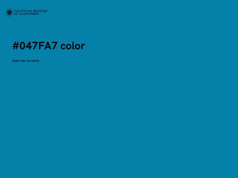 #047FA7 color image
