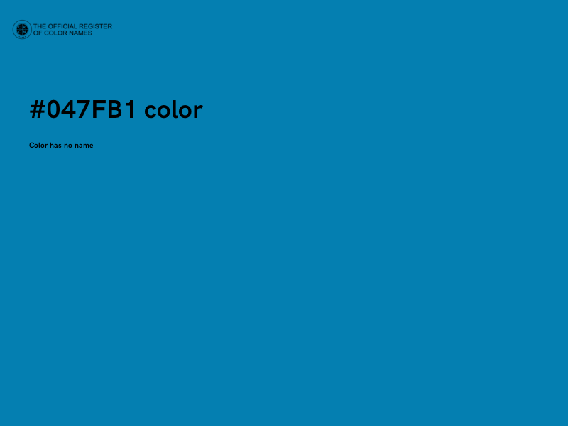 #047FB1 color image