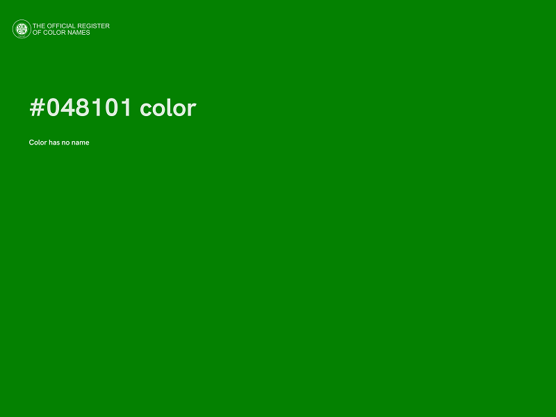 #048101 color image