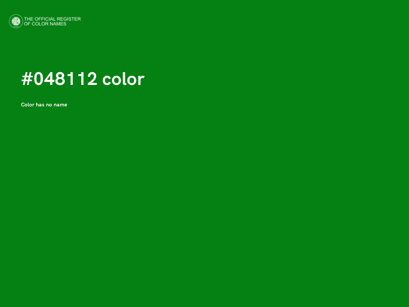 #048112 color image