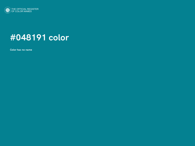 #048191 color image