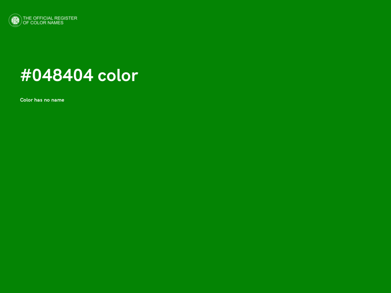 #048404 color image