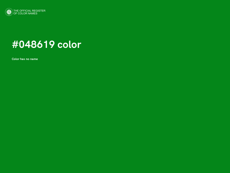 #048619 color image