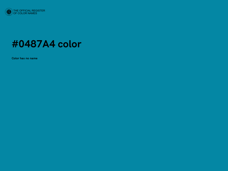#0487A4 color image