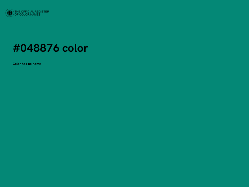 #048876 color image
