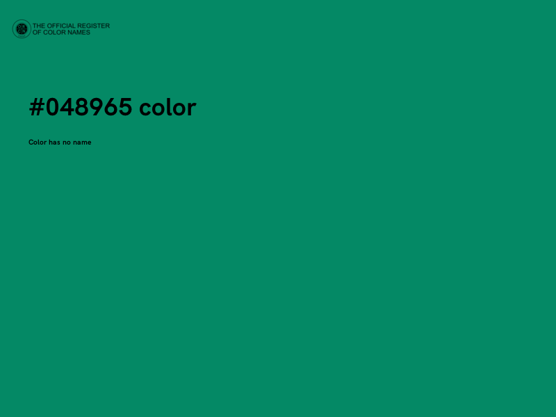 #048965 color image