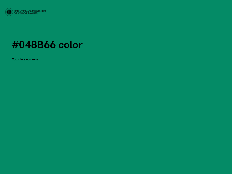 #048B66 color image