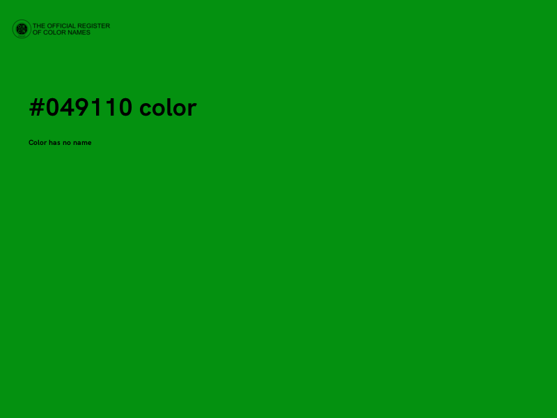 #049110 color image