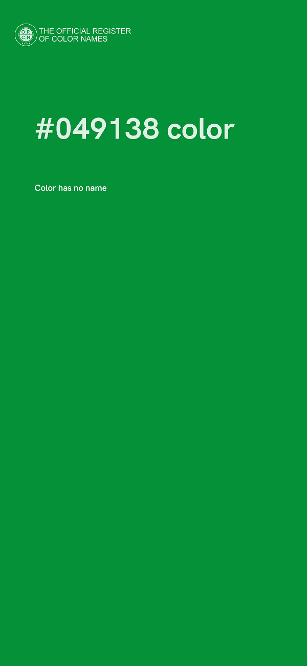 #049138 color image