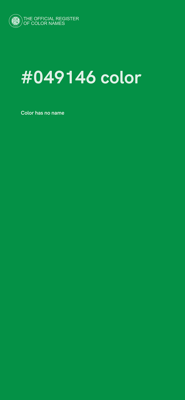 #049146 color image