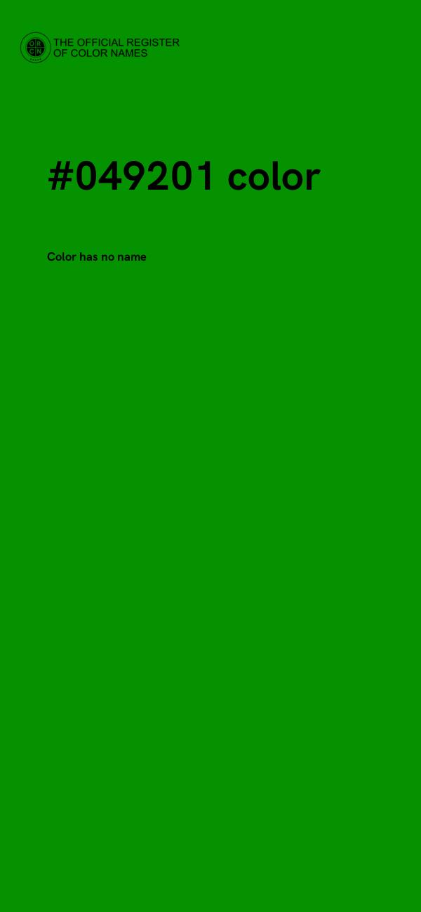 #049201 color image