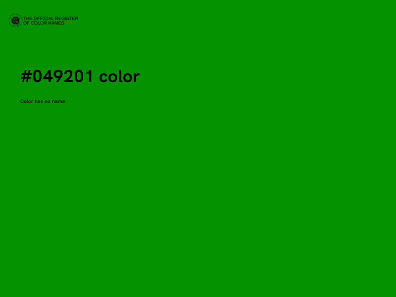 #049201 color image