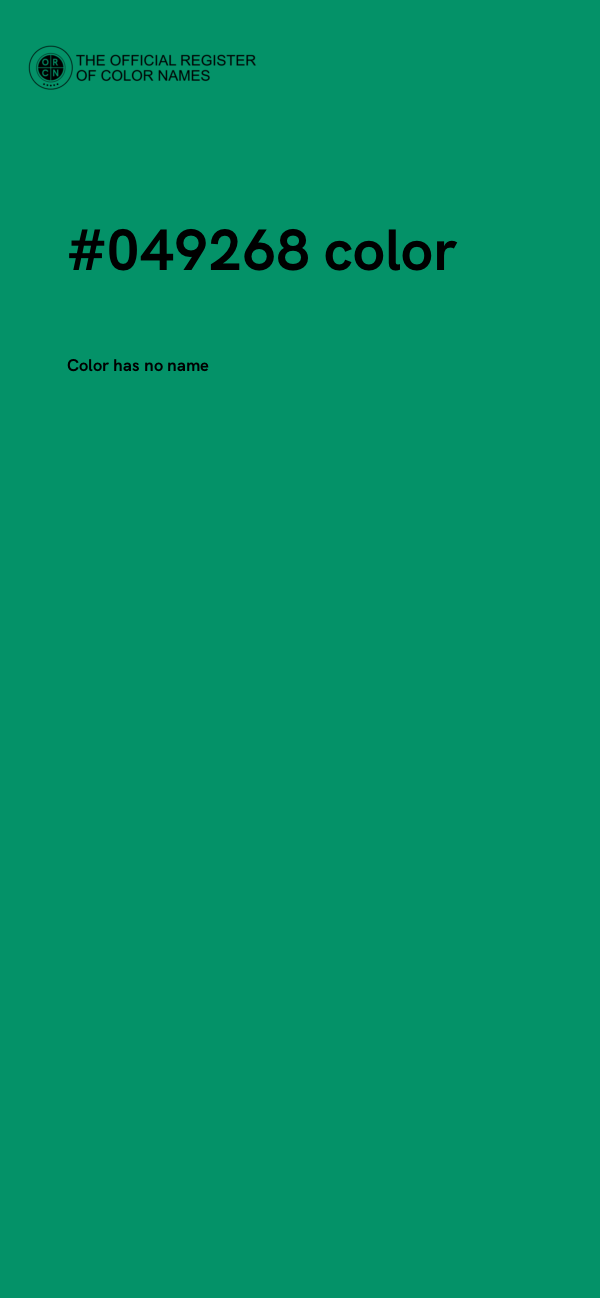 #049268 color image