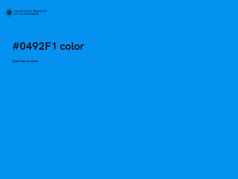 #0492F1 color image