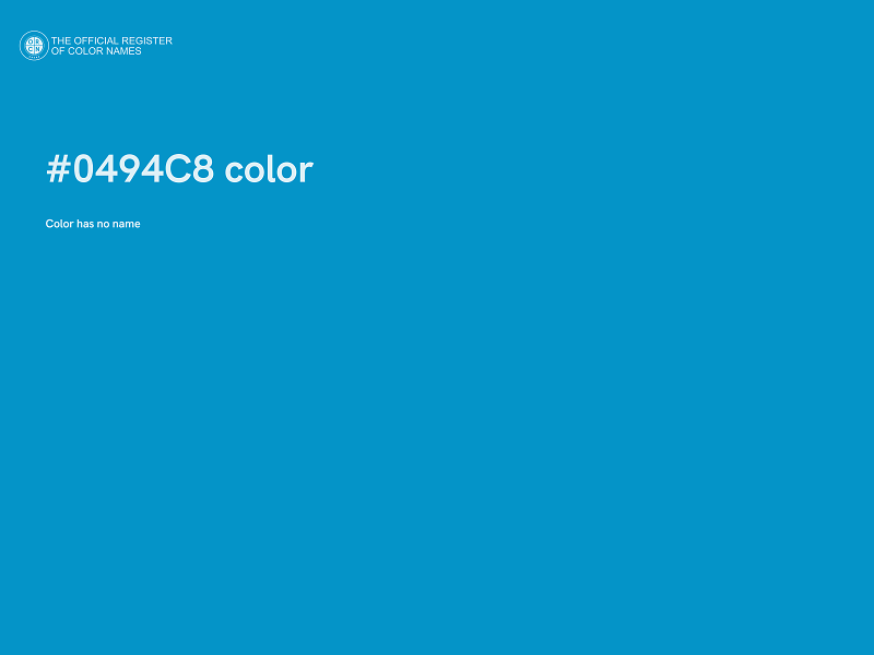 #0494C8 color image