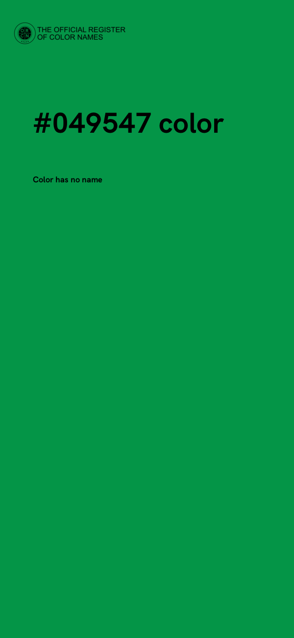 #049547 color image
