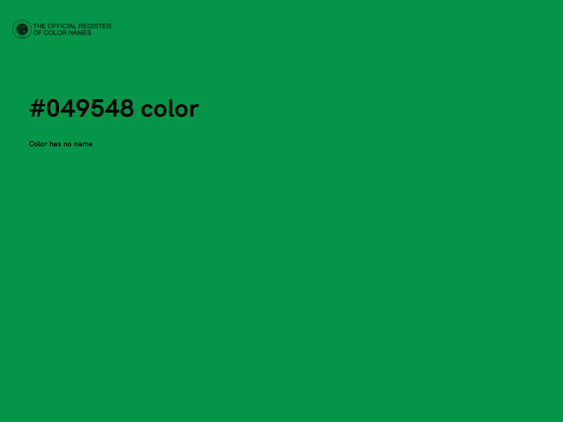 #049548 color image