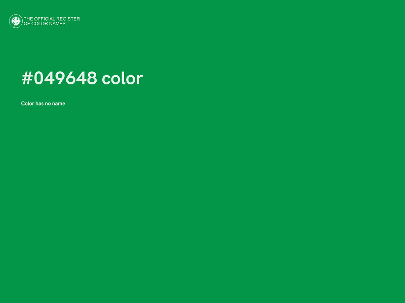 #049648 color image