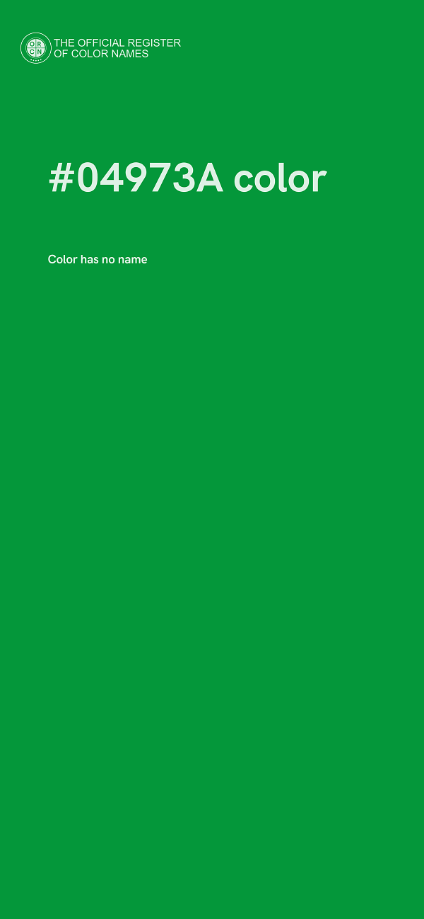 #04973A color image