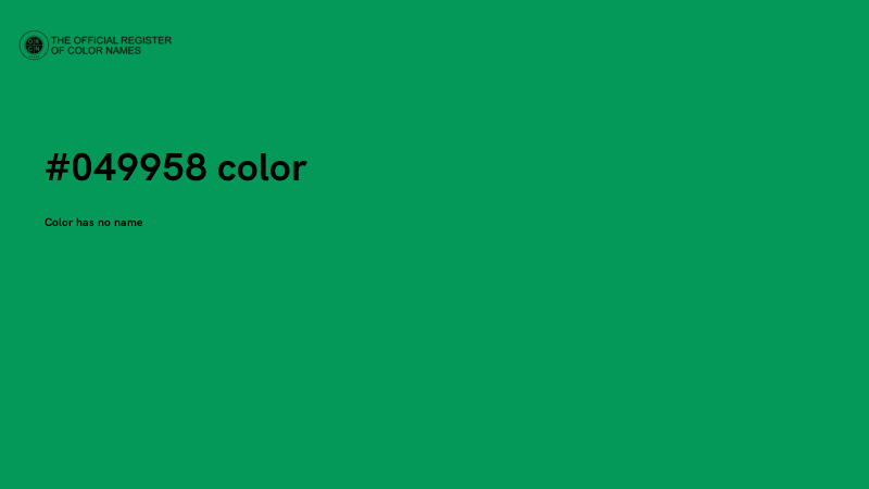 #049958 color image