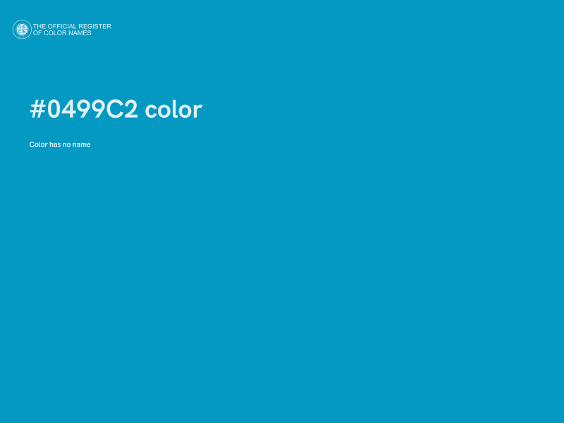 #0499C2 color image