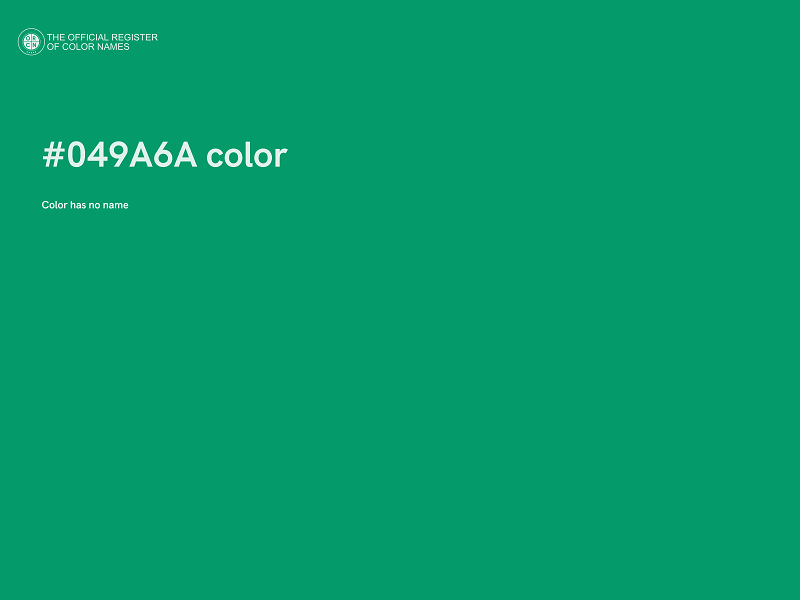 #049A6A color image