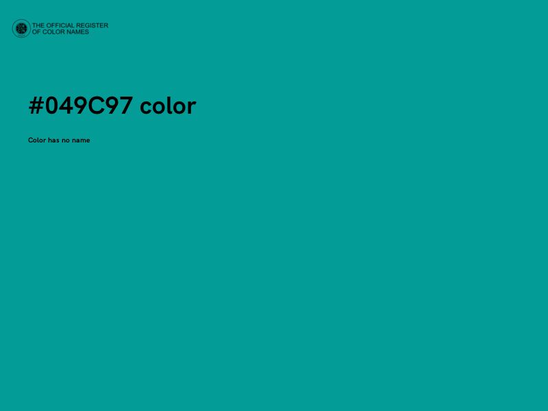 #049C97 color image