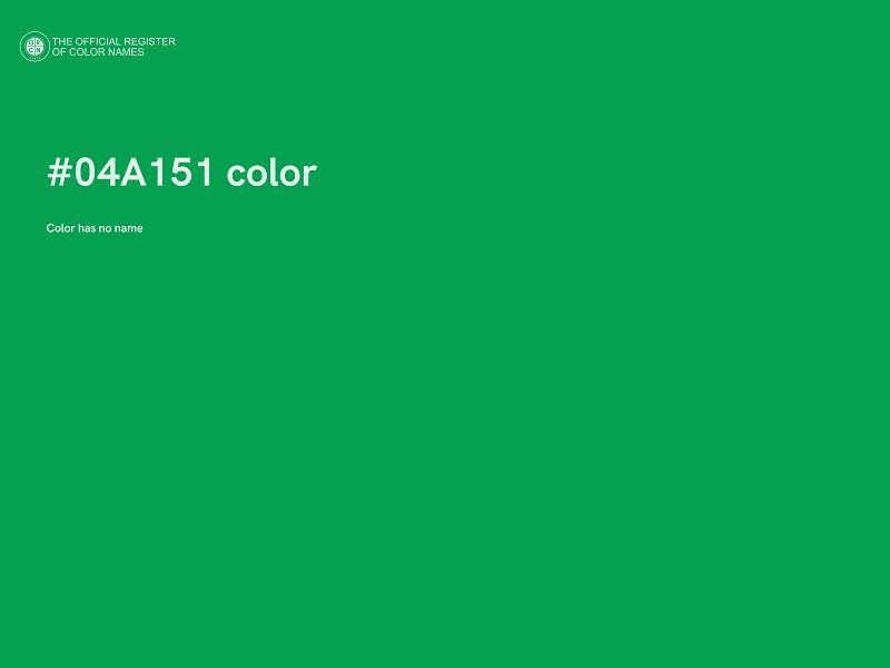 #04A151 color image