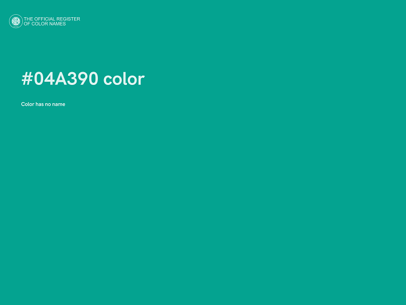 #04A390 color image