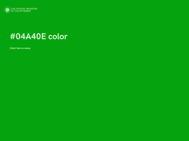 #04A40E color image