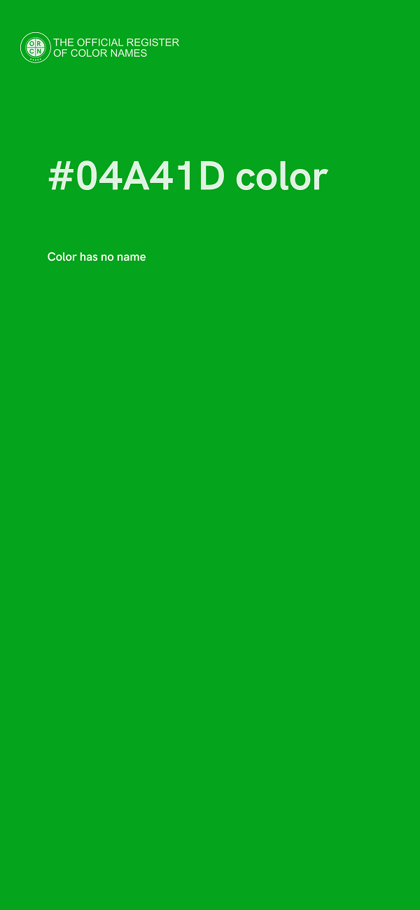 #04A41D color image