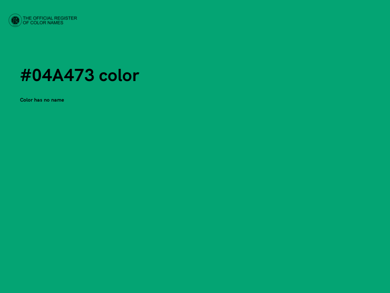#04A473 color image