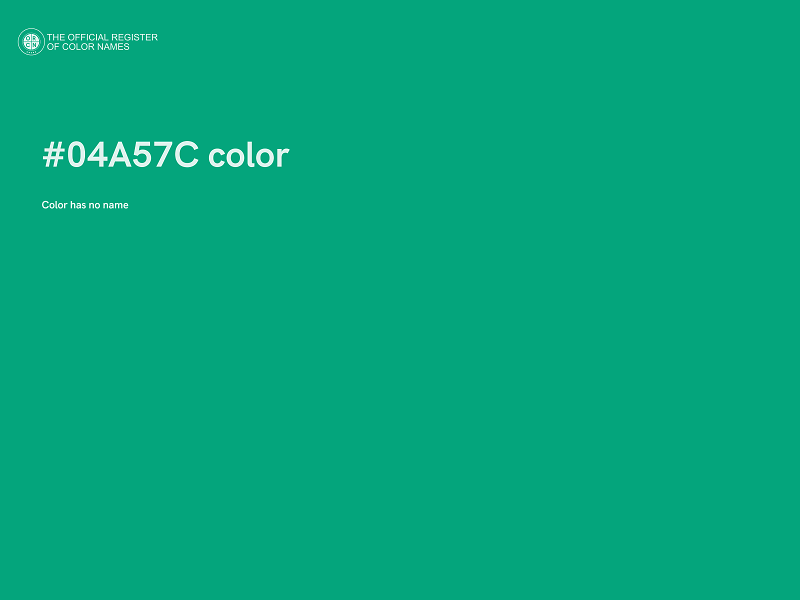 #04A57C color image