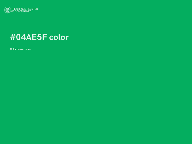 #04AE5F color image