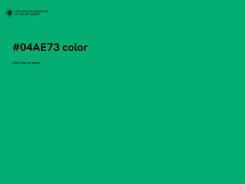 #04AE73 color image