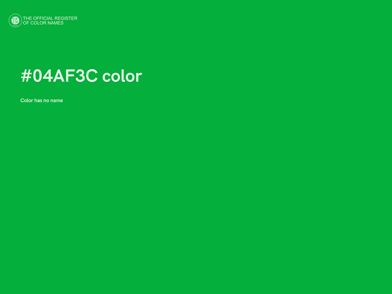 #04AF3C color image