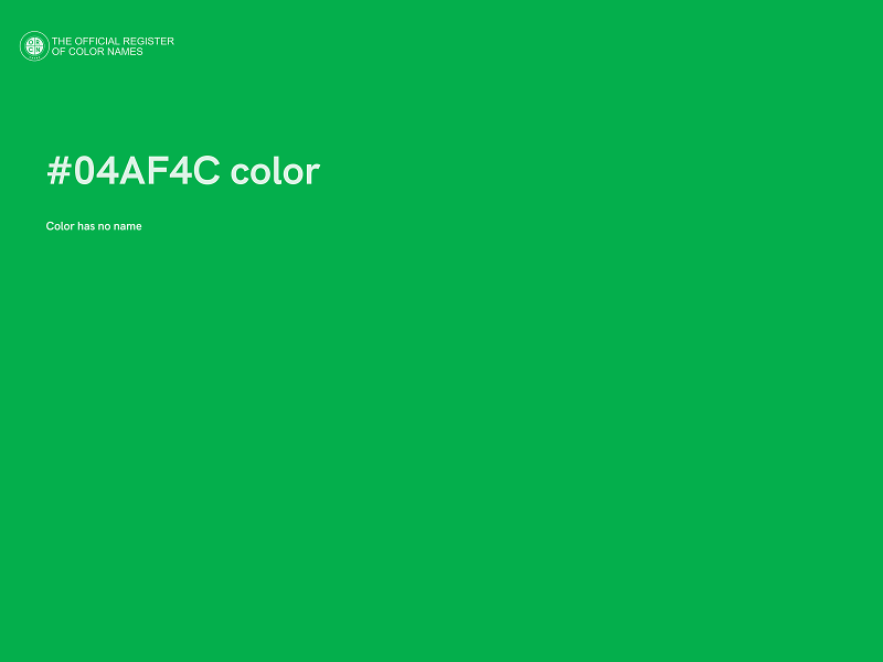 #04AF4C color image