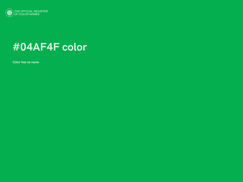 #04AF4F color image