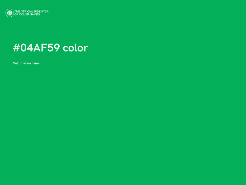 #04AF59 color image