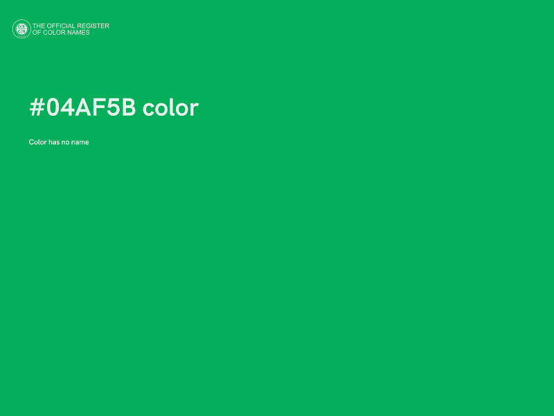 #04AF5B color image